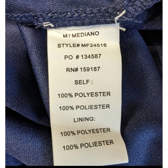 Size Medium, MANIJU OFF SHOULDER CHIFFON MAXI DRESS - Picture 7 of 7